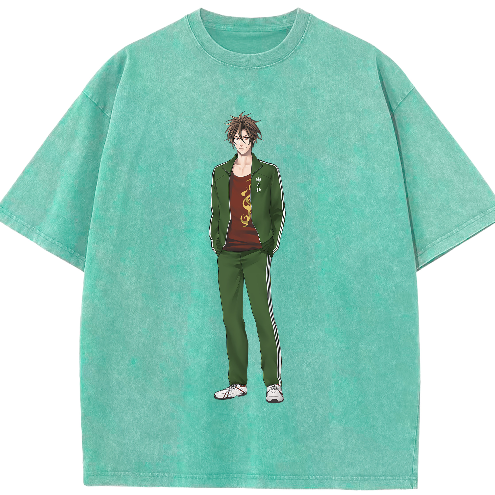 （画像用） 刀剣乱舞 Touken Ranbu 綿100% ヴィンテージ風 半袖Tシャツ（フロントプリント）